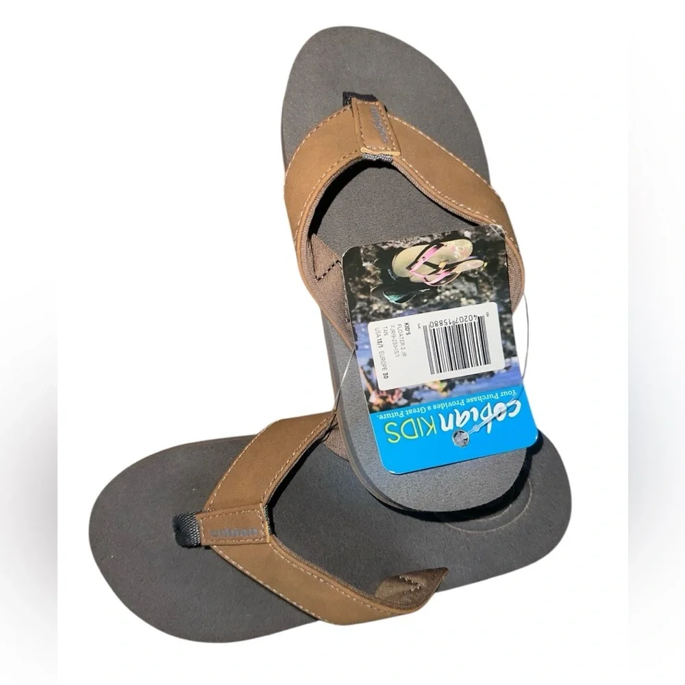 Cobian Kids Sandals - Brown and Gray size 13/1. (#58)
